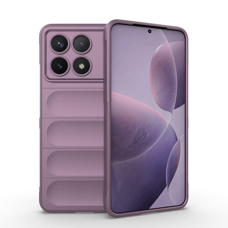 For Xiaomi Redmi K70 / K70 Pro 5G Magic Shield TPU + Flannel Phone Case(Purple) - K70 Pro Cases by PMC Jewellery | Online Shopping South Africa | PMC Jewellery | Buy Now Pay Later Mobicred