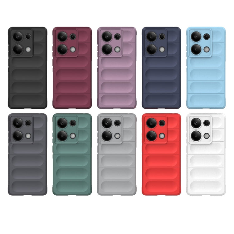For Xiaomi Redmi Note 13 Pro 4G Global Magic Shield TPU + Flannel Phone Case(Purple) - Note 13 Pro Cases by PMC TechLife | Online Shopping South Africa | PMC TechLife | Buy Now Pay Later Mobicred