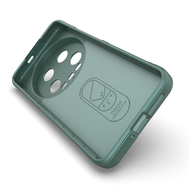 For Xiaomi 14 Ultra Magic Shield TPU + Flannel Phone Case(Dark Grey) - 14 Ultra Cases by PMC TechLife | Online Shopping South Africa | PMC TechLife | Buy Now Pay Later Mobicred