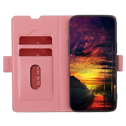 For Huawei nova 12i 4G Twill Texture Side Button Leather Phone Case(Pink) - Huawei Cases by PMC Jewellery | Online Shopping South Africa | PMC Jewellery