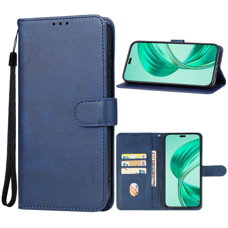 Honor X8b Leather Phone Case(Blue) - Honor Cases by PMC TechLife | Online Shopping South Africa | PMC TechLife | Buy Now Pay Later Mobicred