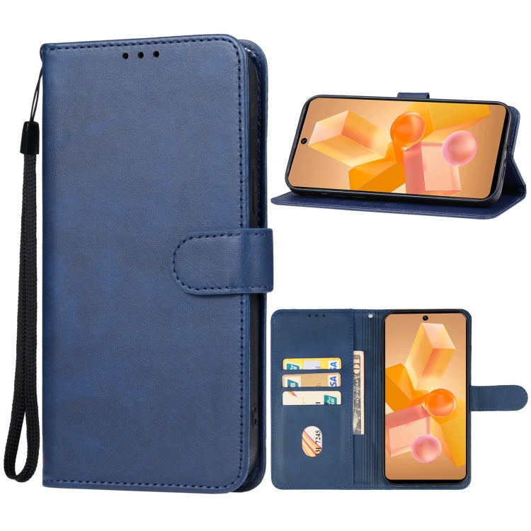 For Infinix Hot 40 Pro Leather Phone Case(Blue) - Infinix Cases by PMC Jewellery | Online Shopping South Africa | PMC Jewellery | Buy Now Pay Later Mobicred