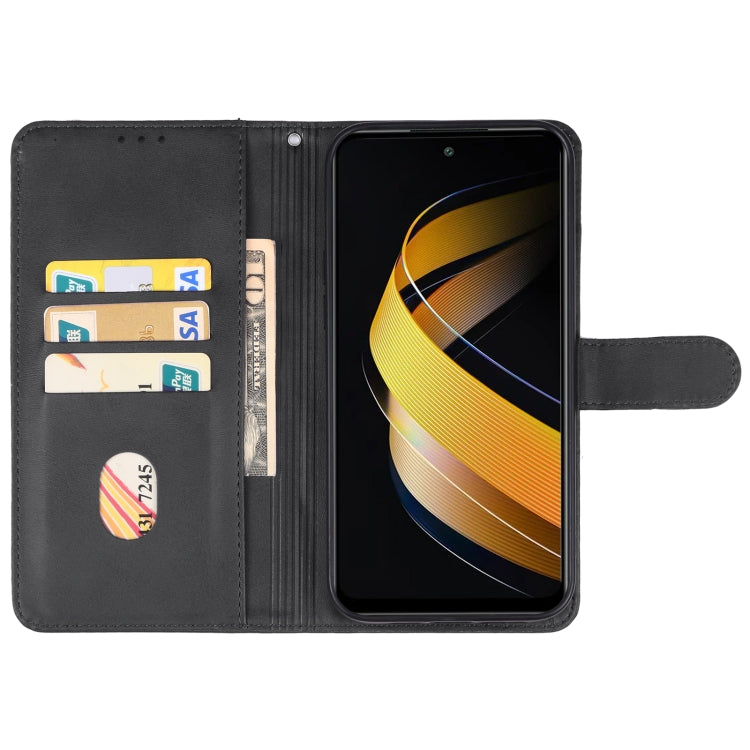 For Infinix Smart 8 Plus Leather Phone Case(Black) - Infinix Cases by PMC Jewellery | Online Shopping South Africa | PMC Jewellery | Buy Now Pay Later Mobicred