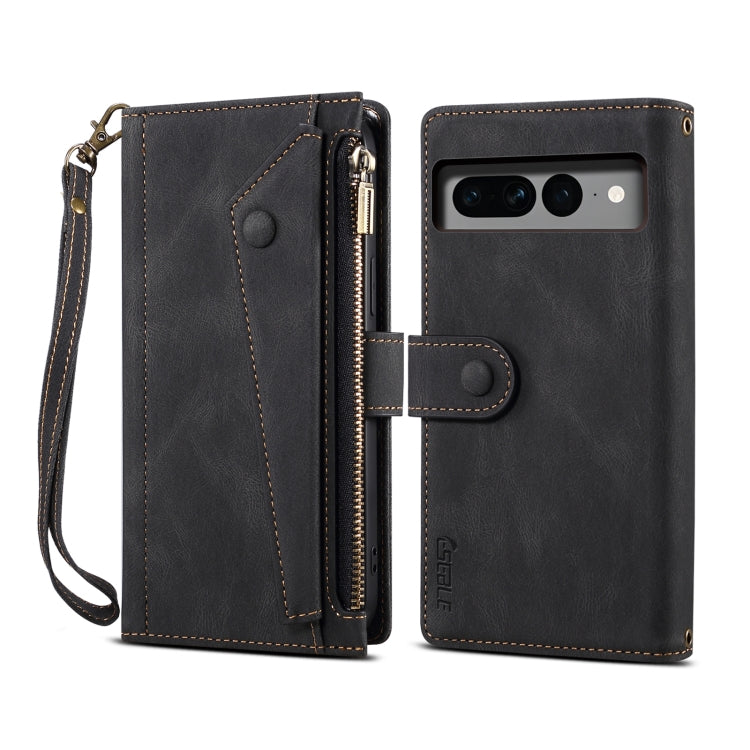 For Google Pixel 8 ESEBLE Retro Frosted RFID Flip Leather Phone Case(Black) - Google Cases by ESEBLE | Online Shopping South Africa | PMC TechLife | Buy Now Pay Later Mobicred