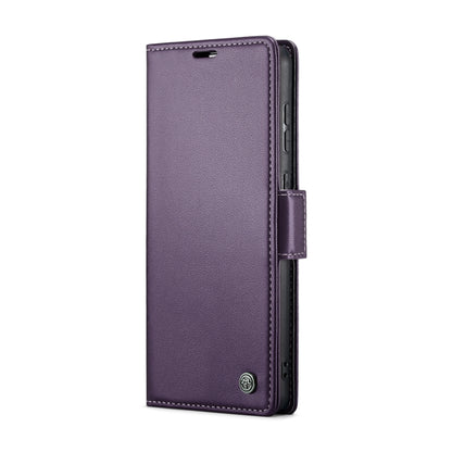 For Samsung Galaxy A20/A30/M10s CaseMe 023 Butterfly Buckle Litchi Texture RFID Anti-theft Leather Phone Case(Pearly Purple) - Galaxy Phone Cases by CaseMe | Online Shopping South Africa | PMC Jewellery | Buy Now Pay Later Mobicred