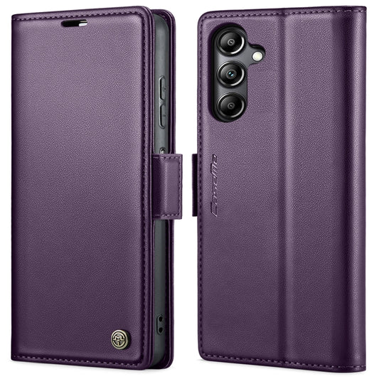 For Samsung Galaxy A05s CaseMe 023 Butterfly Buckle Litchi Texture RFID Anti-theft Leather Phone Case(Pearly Purple) - Galaxy Phone Cases by CaseMe | Online Shopping South Africa | PMC Jewellery | Buy Now Pay Later Mobicred