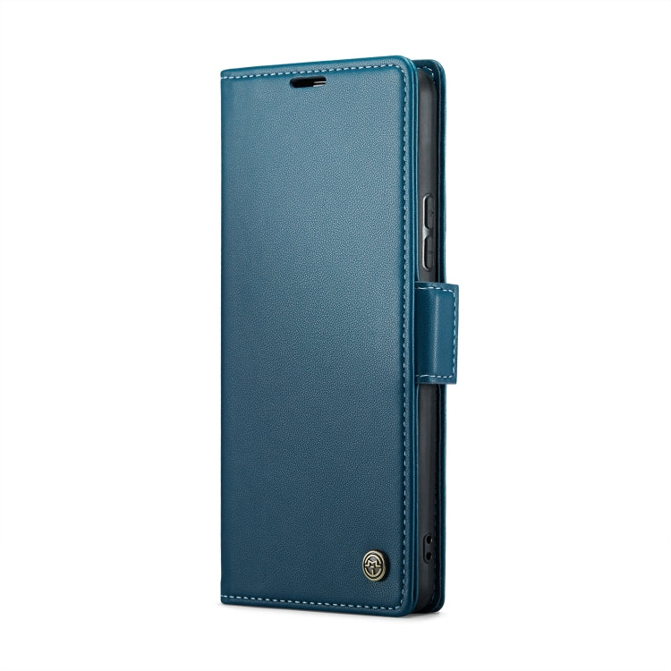 For Xiaomi Poco X6 5G CaseMe 023 Butterfly Buckle Litchi Texture RFID Anti-theft Leather Phone Case(Blue) - Xiaomi Cases by CaseMe | Online Shopping South Africa | PMC Jewellery | Buy Now Pay Later Mobicred