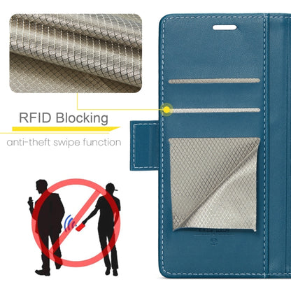 For Xiaomi Redmi Note 13 Pro 4G CaseMe 023 Butterfly Buckle Litchi Texture RFID Anti-theft Leather Phone Case(Blue) - Xiaomi Cases by CaseMe | Online Shopping South Africa | PMC Jewellery | Buy Now Pay Later Mobicred