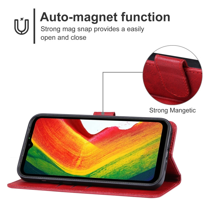 For Ulefone Power Armor 18 Ultra Leather Phone Case(Red) - Ulefone Cases by PMC Jewellery | Online Shopping South Africa | PMC Jewellery | Buy Now Pay Later Mobicred