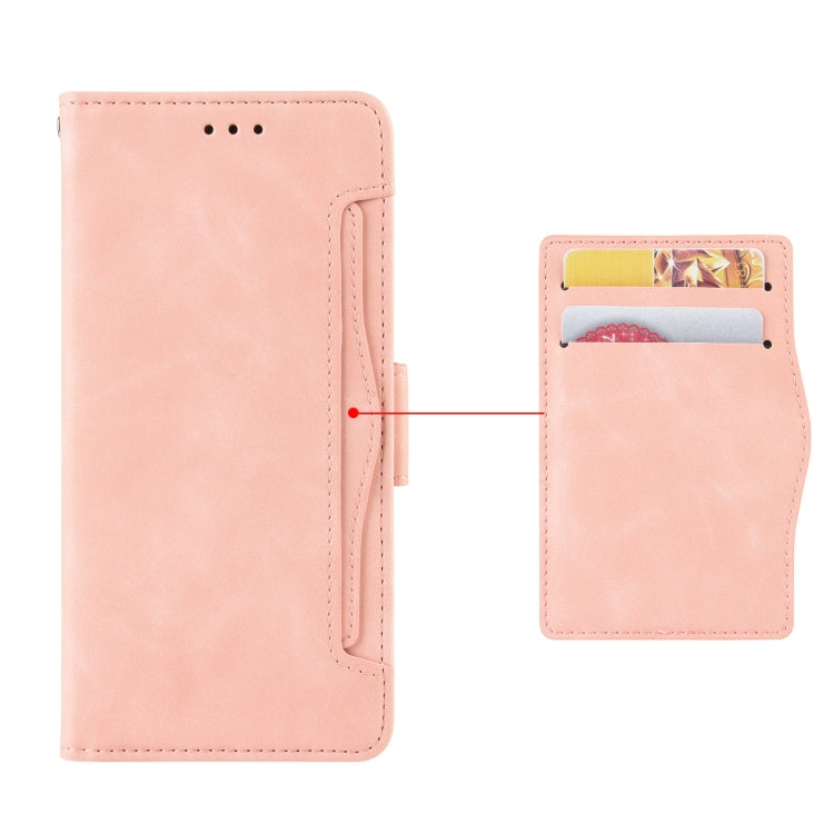 For Motorola Moto G Stylus 4G 2023 Skin Feel Calf Texture Card Slots Leather Phone Case(Pink) - Motorola Cases by PMC Jewellery | Online Shopping South Africa | PMC Jewellery | Buy Now Pay Later Mobicred