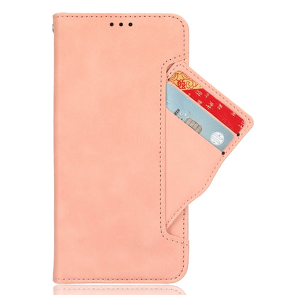 For Motorola Edge 40 Neo 5G Skin Feel Calf Texture Card Slots Leather Phone Case(Pink) - Motorola Cases by PMC Jewellery | Online Shopping South Africa | PMC Jewellery | Buy Now Pay Later Mobicred