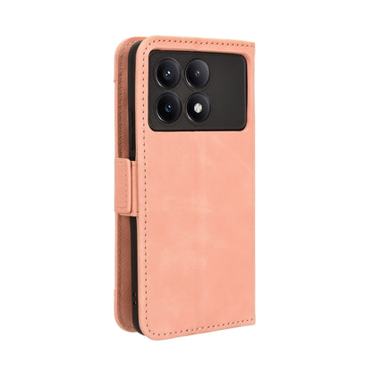 For Xiaomi Redmi K70 / K70 Pro 5G Skin Feel Calf Texture Card Slots Leather Phone Case(Pink) - K70 Pro Cases by PMC Jewellery | Online Shopping South Africa | PMC Jewellery | Buy Now Pay Later Mobicred