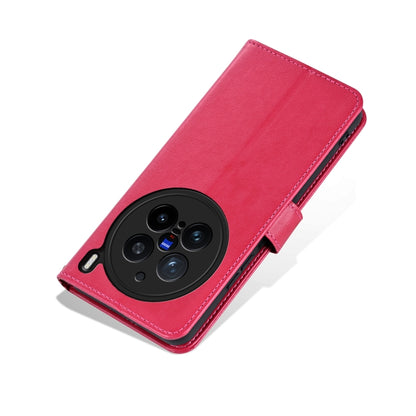 For vivo X200 Pro AZNS Sheepskin Texture Flip Leather Phone Case(Red) - X200 Pro Cases by AZNS | Online Shopping South Africa | PMC Jewellery | Buy Now Pay Later Mobicred