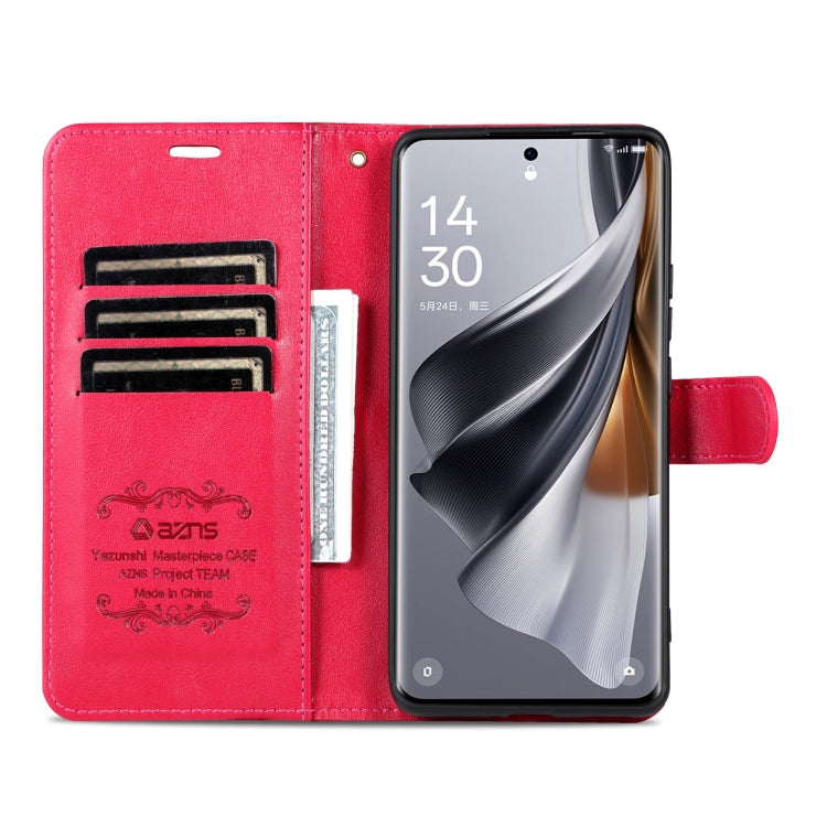 For vivo X200 Pro mini AZNS Sheepskin Texture Flip Leather Phone Case(Red) - X200 Pro mini Cases by AZNS | Online Shopping South Africa | PMC Jewellery | Buy Now Pay Later Mobicred