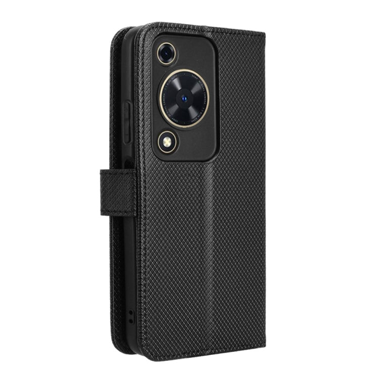 For Huawei nova Y72 4G Diamond Texture Leather Phone Case(Black) - Huawei Cases by PMC Jewellery | Online Shopping South Africa | PMC Jewellery