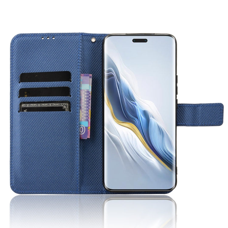 For Honor Magic6 Pro Diamond Texture Leather Phone Case(Blue) - Honor Cases by PMC Jewellery | Online Shopping South Africa | PMC Jewellery | Buy Now Pay Later Mobicred