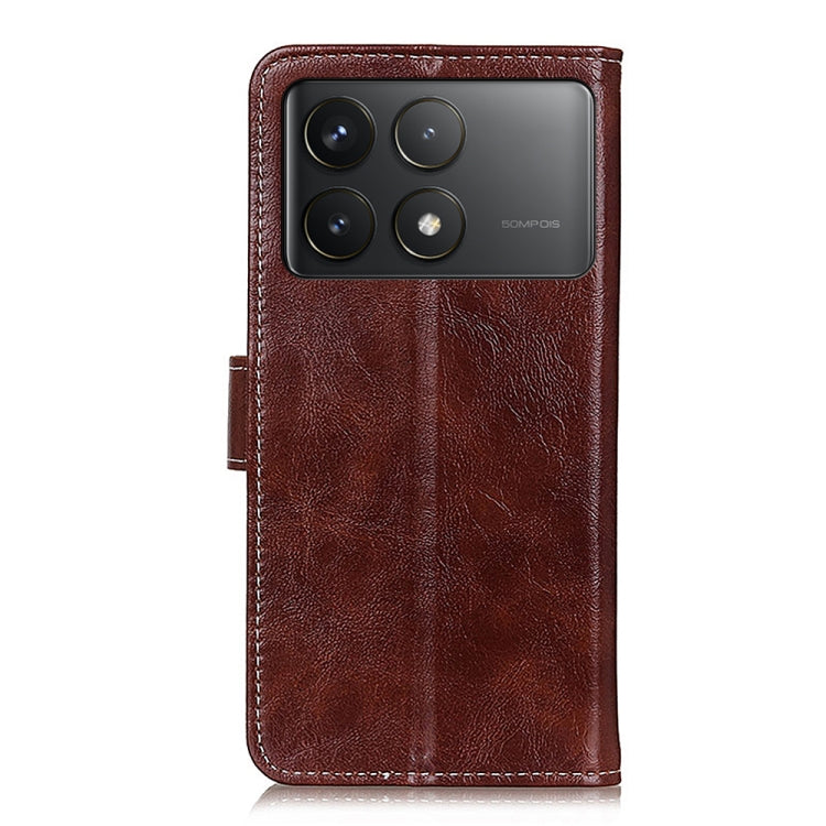 For Xiaomi Redmi K70 5G / K70 Pro 5G Retro Crazy Horse Texture Leather Phone Case(Brown) - K70 Cases by PMC Jewellery | Online Shopping South Africa | PMC Jewellery | Buy Now Pay Later Mobicred