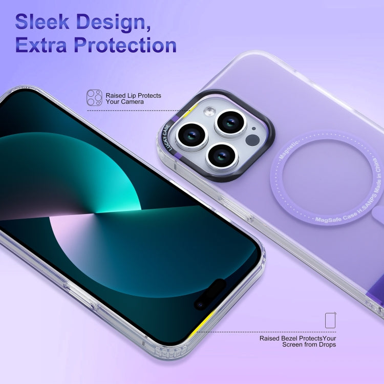 For iPhone 11 Pro Max PC + TPU IMD MagSafe Magnetic Phone Case(Blue) - iPhone 11 Pro Max Cases by PMC TechLife | Online Shopping South Africa | PMC TechLife | Buy Now Pay Later Mobicred