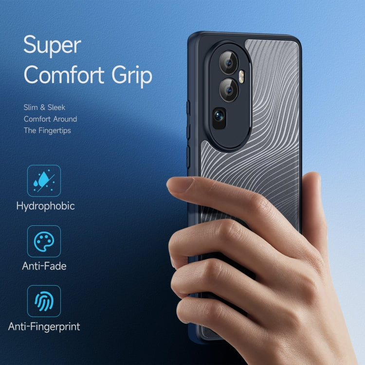 For OPPO Reno10 China DUX DUCIS Aimo Series TPU + PC Frosted Feel Phone Case(Black) - OPPO Cases by DUX DUCIS | Online Shopping South Africa | PMC Jewellery | Buy Now Pay Later Mobicred