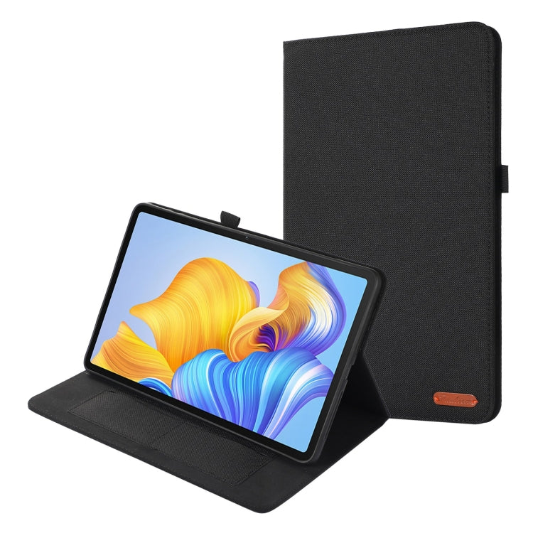 For Huawei MatePad Air 2024 Fabric Leather Tablet Case(Black) - Huawei by PMC Jewellery | Online Shopping South Africa | PMC Jewellery | Buy Now Pay Later Mobicred