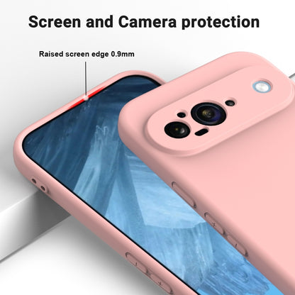 For Google Pixel 9 Pure Color Liquid Silicone Shockproof Phone Case(Pink) - Google Cases by PMC Jewellery | Online Shopping South Africa | PMC Jewellery | Buy Now Pay Later Mobicred