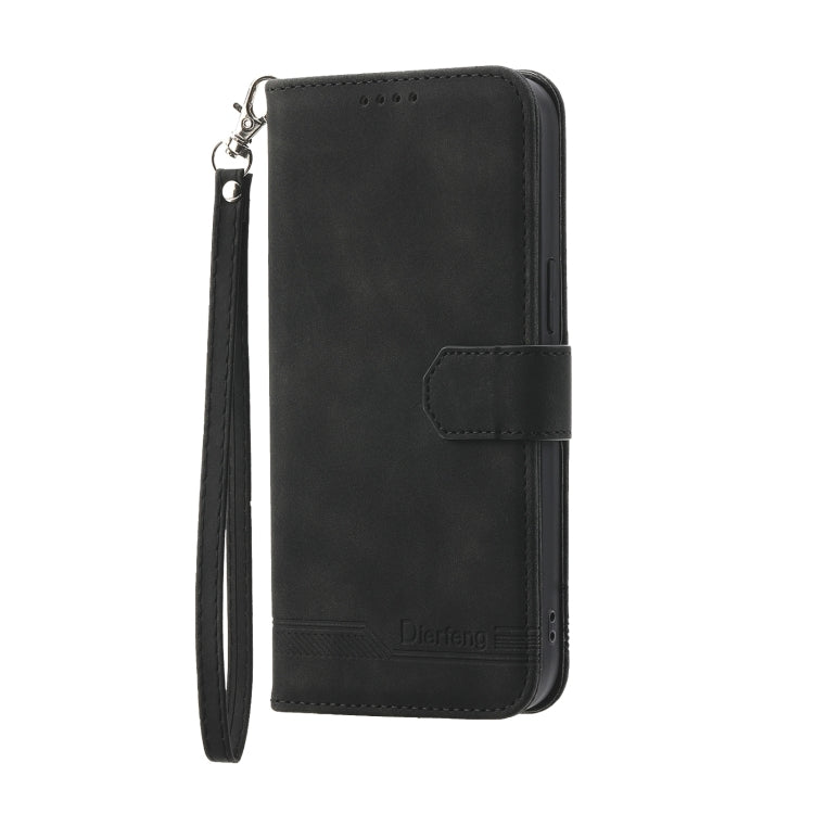 For Huawei nova 11 Dierfeng Dream Line TPU + PU Leather Phone Case(Black) - Huawei Cases by PMC TechLife | Online Shopping South Africa | PMC TechLife | Buy Now Pay Later Mobicred