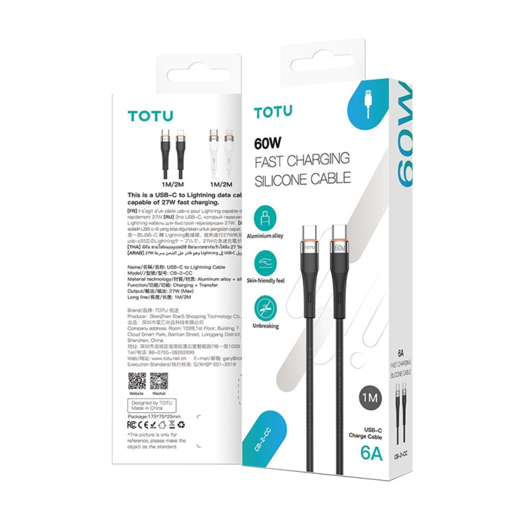 TOTU CB-2 Series USB to 8 Pin Aluminum Alloy Skin Feel Data Cable, Length:1m(Black) - Normal Style Cable by TOTUDESIGN | Online Shopping South Africa | PMC Jewellery | Buy Now Pay Later Mobicred