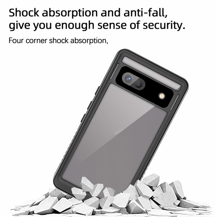 For Google Pixel 7a RedPepper Shockproof IP68 Waterproof PC + TPU Protective Case(Black) - free shipping - PMC TechLife - Order now!