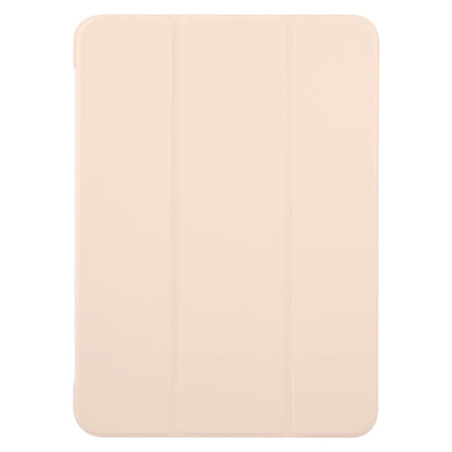 For iPad Pro 11 2024 GEBEI 3-folding Holder Shockproof Flip Leather Tablet Case(Pink) - iPad Pro 11 2024 Cases by GEBEI | Online Shopping South Africa | PMC Jewellery | Buy Now Pay Later Mobicred