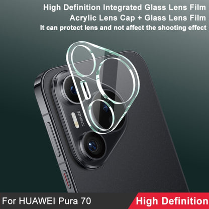 For Huawei Pura 70 imak Integrated Rear Camera Lens Tempered Glass Film - For Huawei by imak | Online Shopping South Africa | PMC Jewellery | Buy Now Pay Later Mobicred