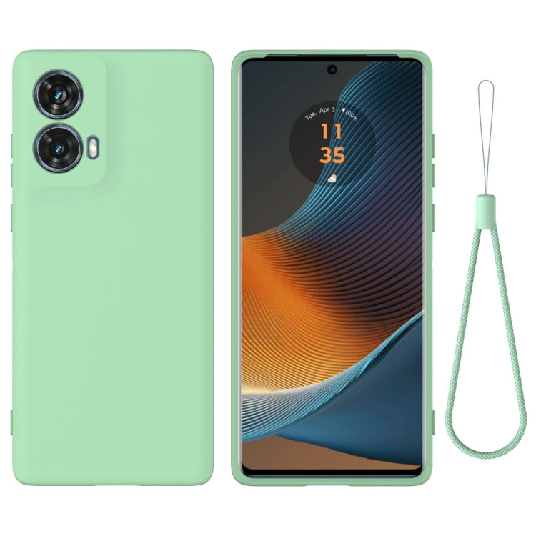 For Motorola S50 Neo Solid Color Liquid Silicone Dropproof Full Coverage Phone Case(Green) - free shipping - PMC TechLife - Order now!