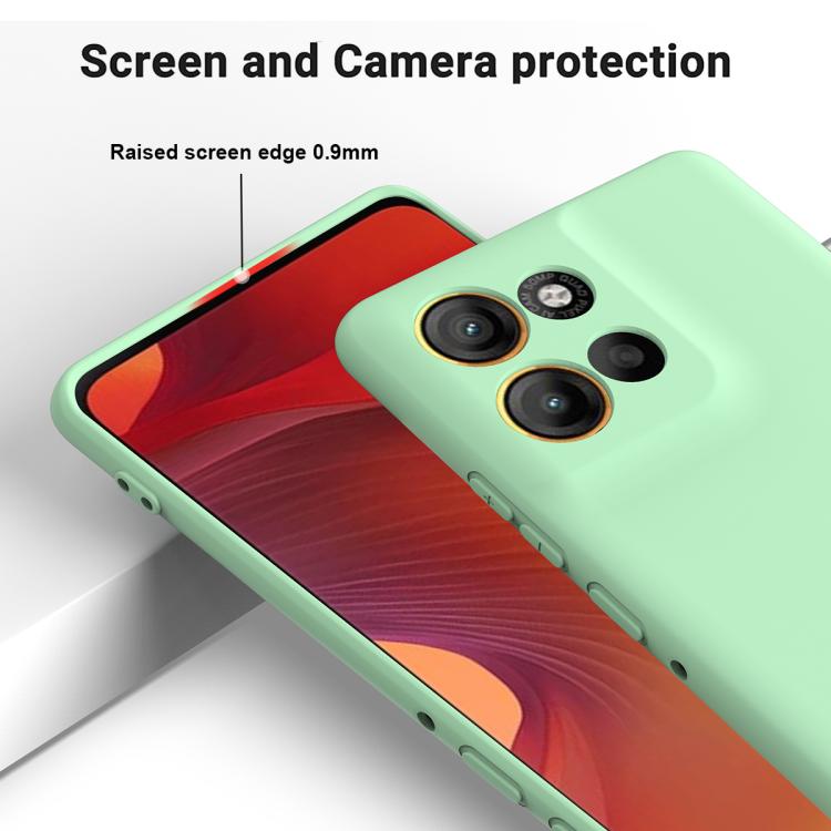 For Motorola Moto G15 Solid Color Liquid Silicone Dropproof Full Coverage Phone Case(Green) - free shipping - PMC TechLife - Order now!