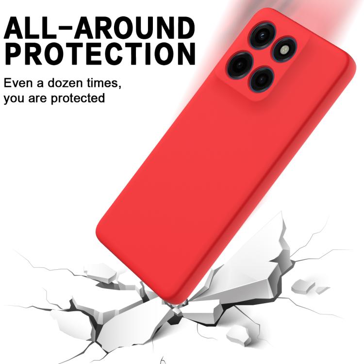 For Motorola Edge 60 Stylus Solid Color Liquid Silicone Dropproof Full Coverage Phone Case(Red) - free shipping - PMC TechLife - Order now!
