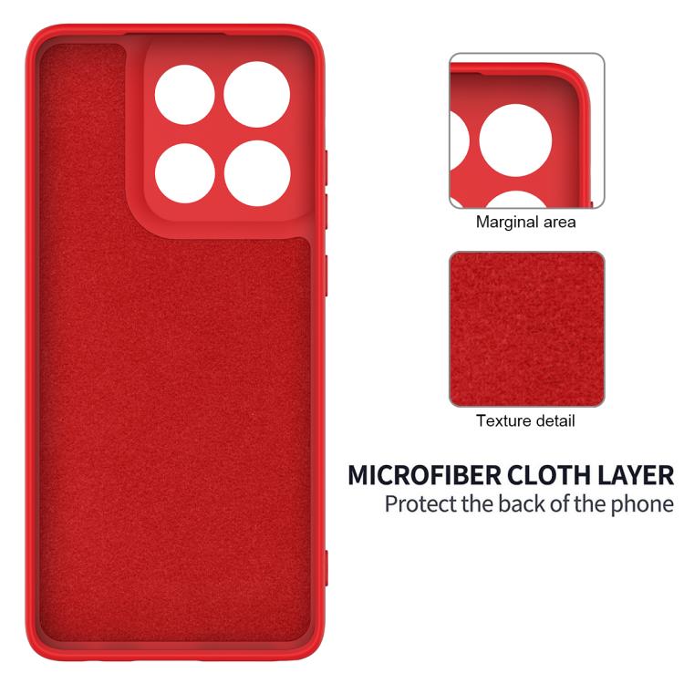 For Motorola Edge 60 Stylus Solid Color Liquid Silicone Dropproof Full Coverage Phone Case(Red) - free shipping - PMC TechLife - Order now!