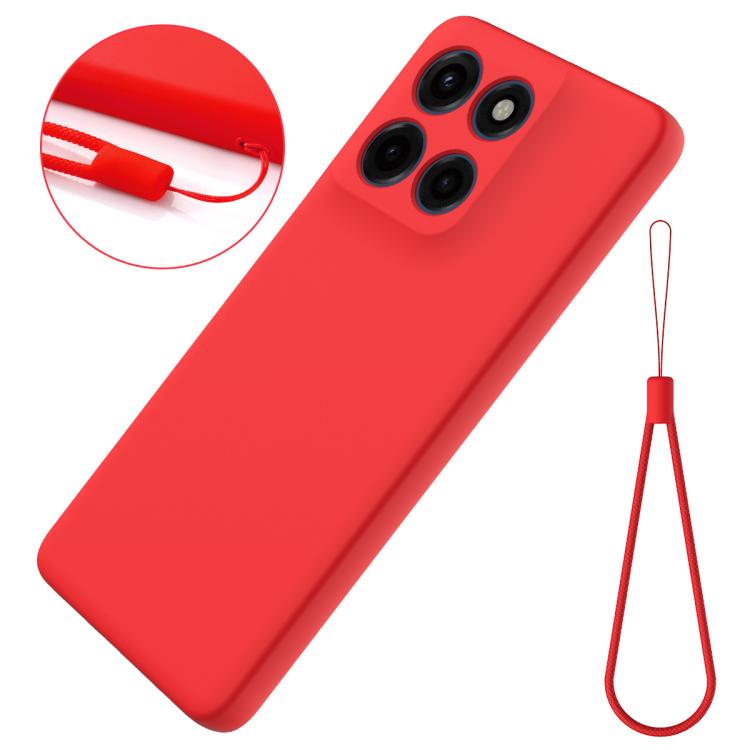For Motorola Edge 60 Stylus Solid Color Liquid Silicone Dropproof Full Coverage Phone Case(Red) - free shipping - PMC TechLife - Order now!