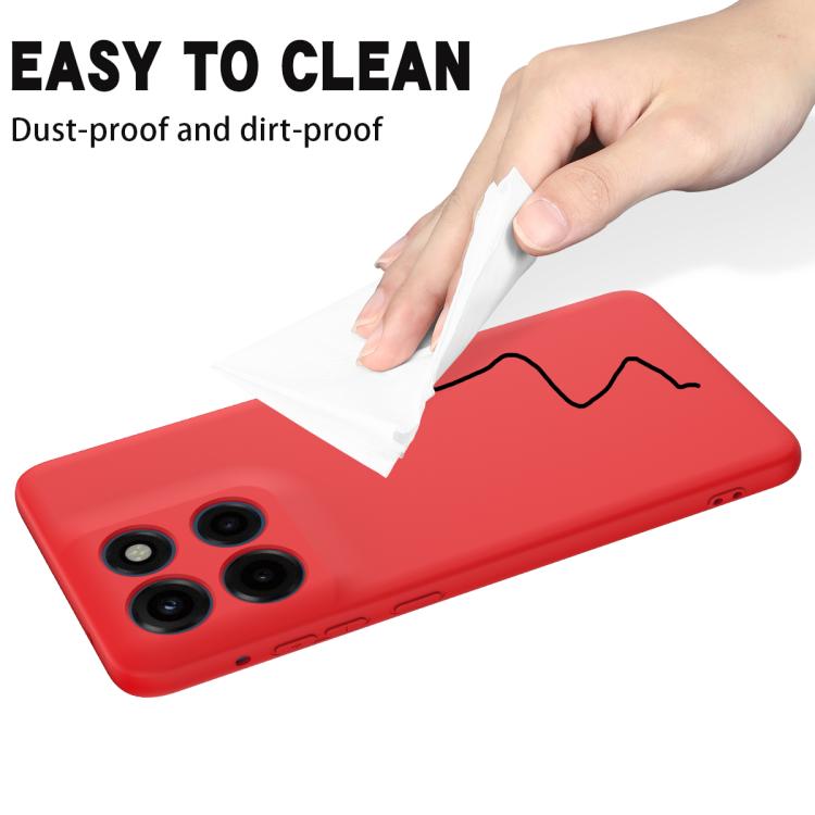 For Motorola Edge 60 Stylus Solid Color Liquid Silicone Dropproof Full Coverage Phone Case(Red) - free shipping - PMC TechLife - Order now!
