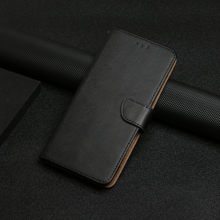 For iPhone 16 Pro Max Genuine Leather Fingerprint-proof Flip Phone Case(Black) - iPhone 16 Pro Max Cases by PMC TechLife | Online Shopping South Africa | PMC TechLife | Buy Now Pay Later Mobicred
