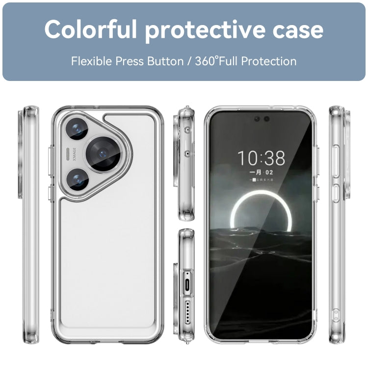 For Huawei Pura 70 Pro Candy Series TPU Phone Case(Transparent) - Huawei Cases by PMC Jewellery | Online Shopping South Africa | PMC Jewellery | Buy Now Pay Later Mobicred