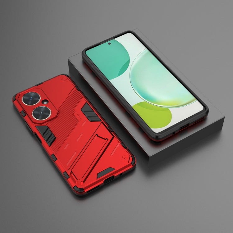 For Huawei nova 11i 4G Punk Armor 2 in 1 PC + TPU Phone Case with Holder(Red) - Huawei Cases by PMC TechLife | Online Shopping South Africa | PMC TechLife | Buy Now Pay Later Mobicred