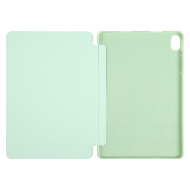 For Huawei MatePad Air 11.5 GEBEI 3-folding Holder Shockproof Flip Leather Tablet Case(Green) - free shipping - PMc TechLife - Order now!