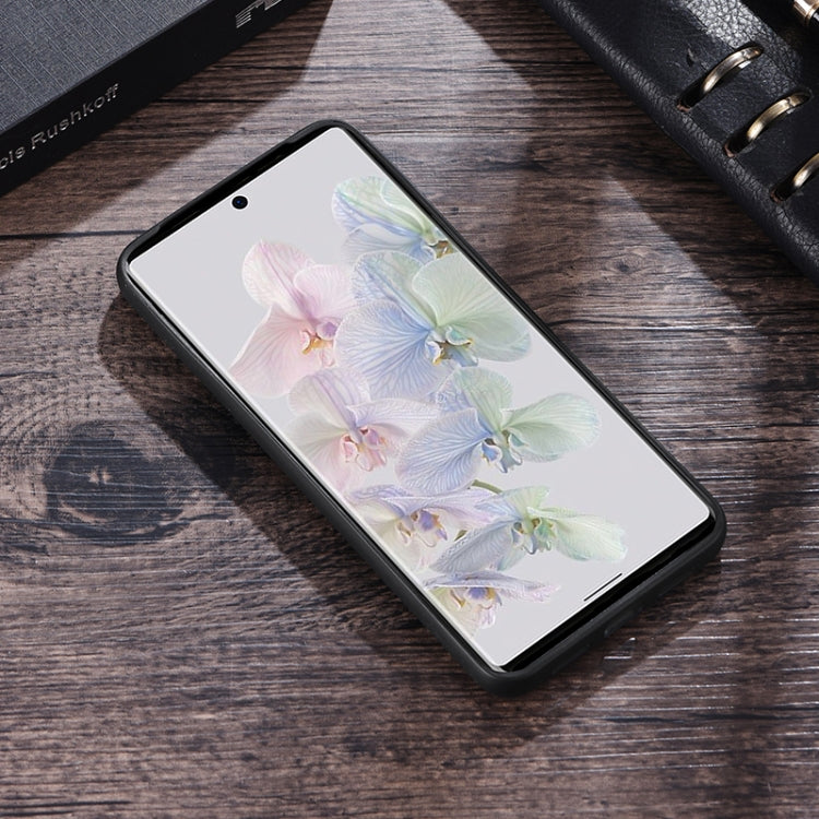 For Google Pixel 9 Nylon Cloth Texture Shockproof PC+TPU Phone Case(Grey) - Google Cases by PMC TechLife | Online Shopping South Africa | PMC TechLife | Buy Now Pay Later Mobicred