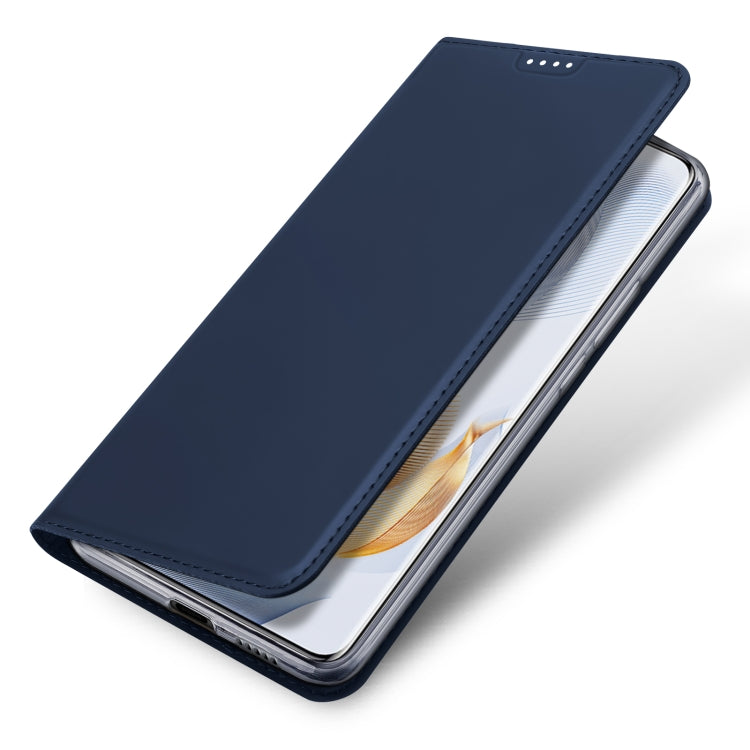 For Honor 90 Pro DUX DUCIS Skin Pro Series Flip Leather Phone Case(Blue) - Honor Cases by DUX DUCIS | Online Shopping South Africa | PMC Jewellery | Buy Now Pay Later Mobicred