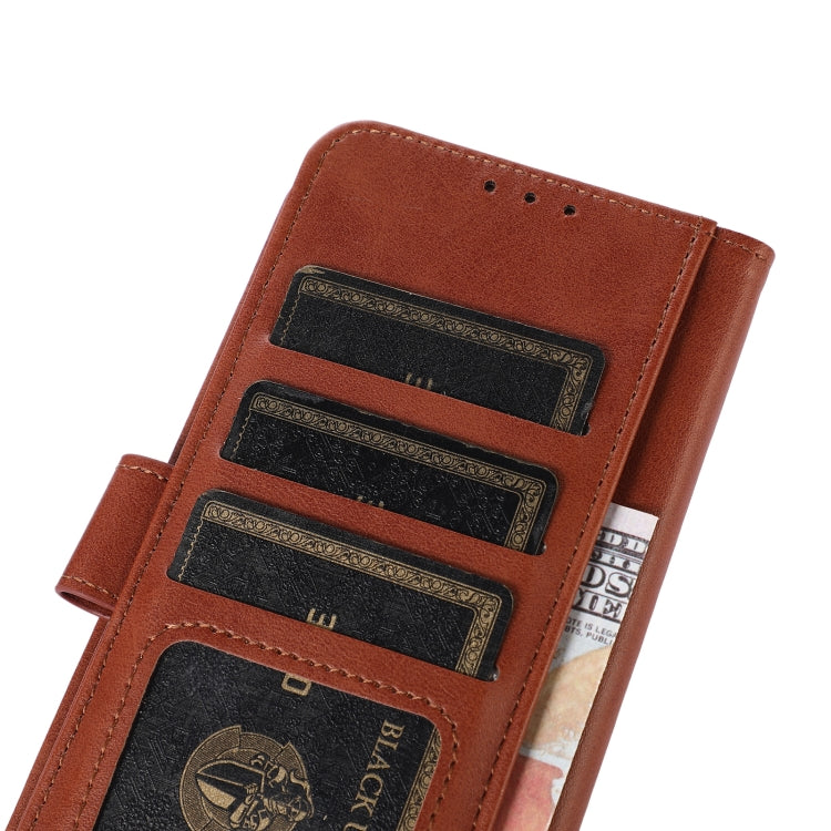 For iPhone 16 Pro Max Cow Texture Leather Phone Case(Brown) - iPhone 16 Pro Max Cases by PMC TechLife | Online Shopping South Africa | PMC TechLife | Buy Now Pay Later Mobicred