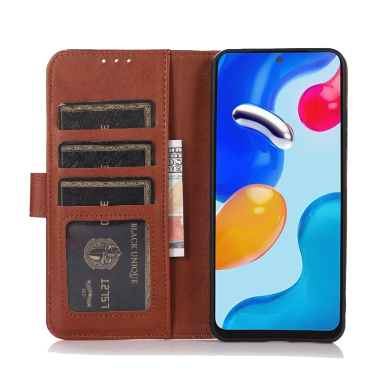 For iPhone 16 Pro Cow Texture Leather Phone Case(Brown) - iPhone 16 Pro Cases by PMC TechLife | Online Shopping South Africa | PMC TechLife | Buy Now Pay Later Mobicred