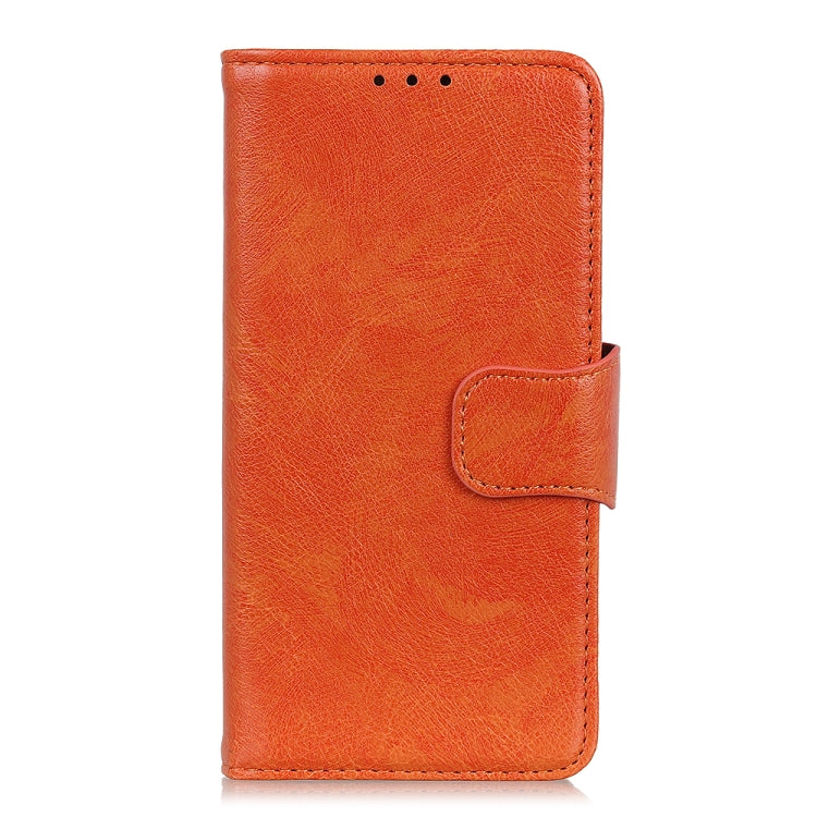 For iPhone 16 Pro Nappa Texture Leather Case(Orange) - iPhone 16 Pro Cases by PMC Jewellery | Online Shopping South Africa | PMC Jewellery | Buy Now Pay Later Mobicred