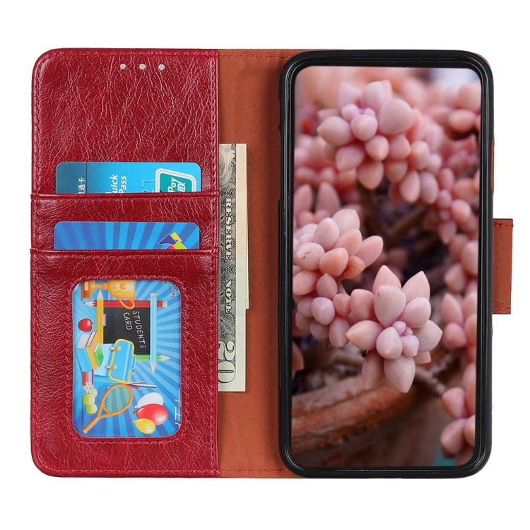 For iPhone 16 Pro Nappa Texture Leather Case(Red) - iPhone 16 Pro Cases by PMC Jewellery | Online Shopping South Africa | PMC Jewellery | Buy Now Pay Later Mobicred