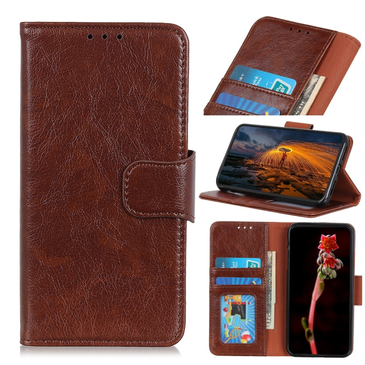 For iPhone 16 Nappa Texture Leather Case(Brown) - iPhone 16 Cases by PMC TechLife | Online Shopping South Africa | PMC TechLife | Buy Now Pay Later Mobicred