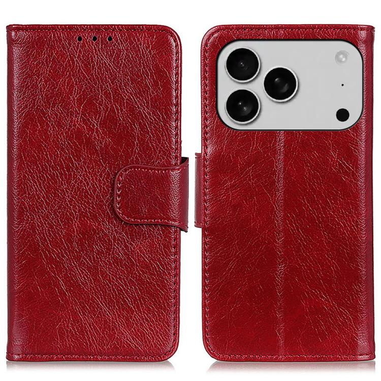 For iPhone 17 Pro Nappa Texture Leather Case(Red) - free shipping - PMc TechLife - Order now!