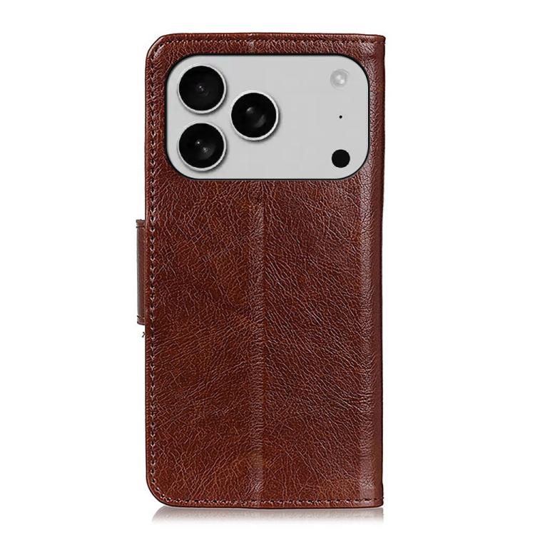For iPhone 17 Pro Max Nappa Texture Leather Case(Brown) - free shipping - PMc TechLife - Order now!