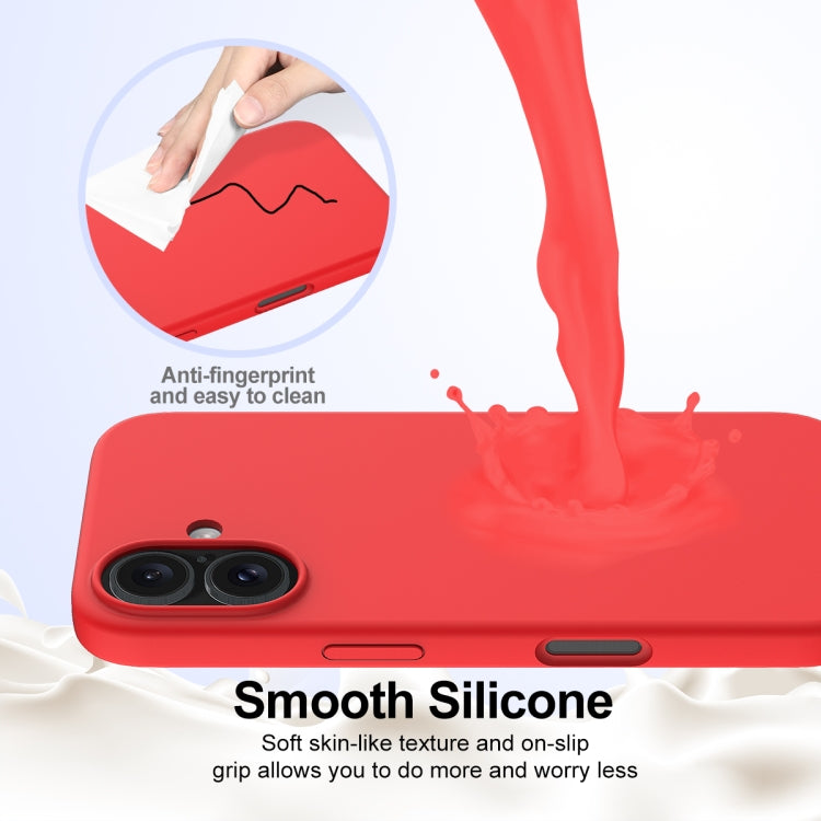 For iPhone 16 Plus Shockproof Silicone Magsafe Phone Case(Red) - iPhone 16 Plus Cases by PMC Jewellery | Online Shopping South Africa | PMC Jewellery | Buy Now Pay Later Mobicred